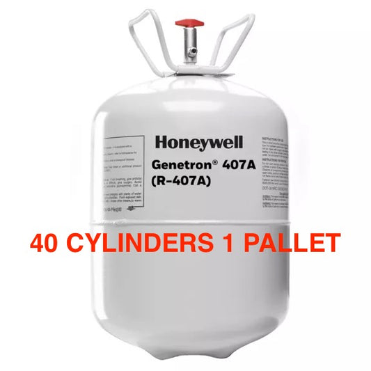 R-407A Refrigerant 25 LBS Cylinder 40 Cylinders 1 Pallet $335 Each