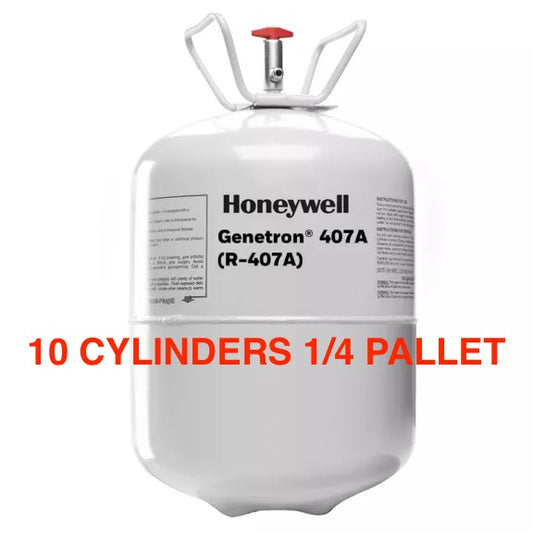 R-407A Refrigerant 25 LBS Cylinder 10 Cylinders 1/4 Pallet $369.90 Each