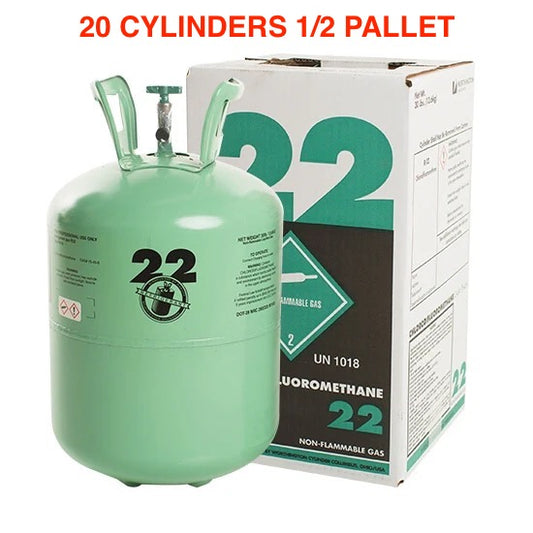 R22 Refrigerant 30 LBS 20 Cylinders 1/2 Pallet $850 each