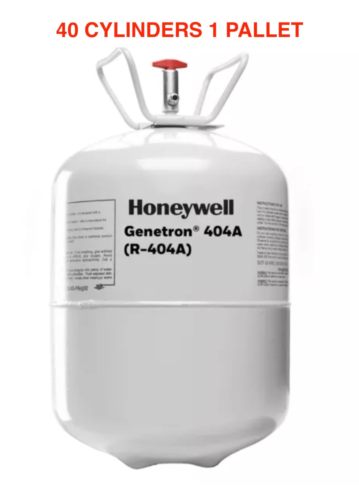R404A Refrigerant 24 LBS Cylinder (40 Cylinders) 1 Pallet 355 Each
