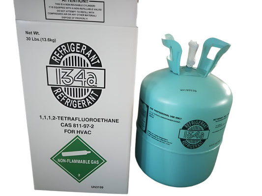 R134A refrigerant 30 lb cylinder